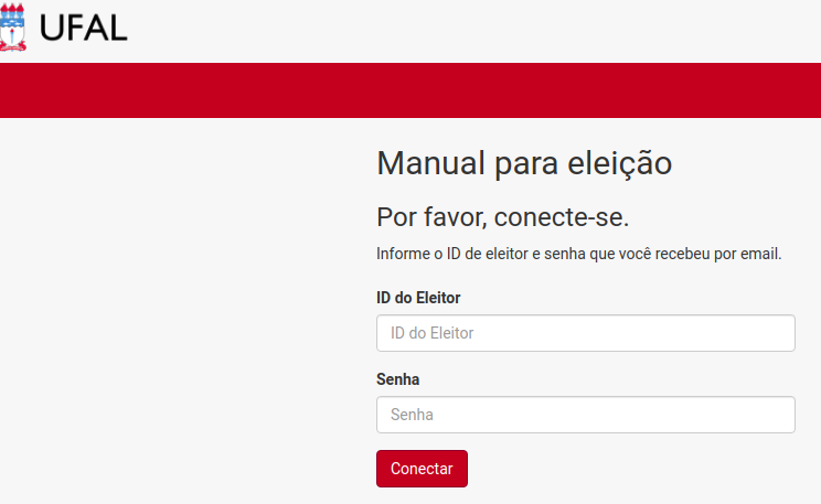 Autenticação do eleitor