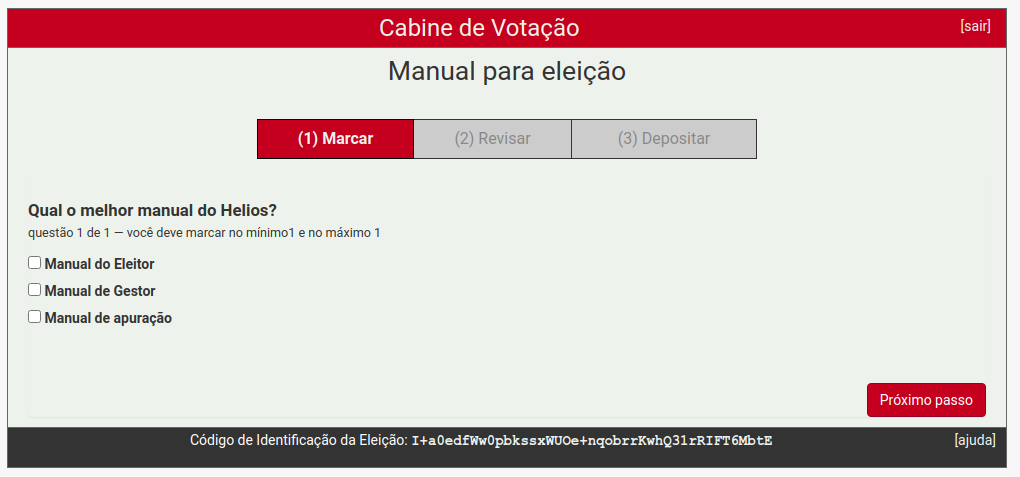 Escolha um candidato para conselho deliberativo